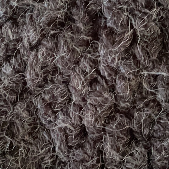 Handmade Pompom Beanie Winter Hat Crocheted Using Doubled Yarn - Picture 9 of 9